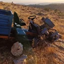 Siirt’te patpat şarampole devrildi: 1 yaralı