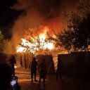 Sivas'ta tandırın bulunduğu garajda çıkan yangın söndürüldü