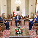 TBMM Başkanı Kurtulmuş AYM Başkanı Özkaya'yı kabul etti