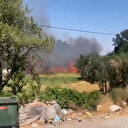 Çanakkale’de otluk alanda korkutan yangın