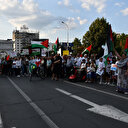 Üsküp'te Filistin'e destek gösterisi düzenlendi