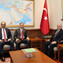 Komisyon öncesi 3'lü zirve: MİT Başkanı Kalın, Bakan Güler ve Yerlikaya bir araya geldi