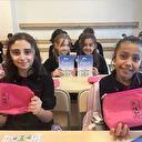 Eyüpsultan'daki imam hatip öğrencileri okulun ilk gününde 'Hanzala' ile tanıştı