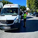 Kayseri'de okul servislerine denetim