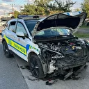 Otomobil hız denetimi yapan araca kafadan çarptı: Yaralılar var