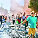 İsrail protestoları bisiklet turnuvasını yarıda kestirdi