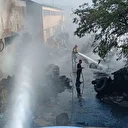 İzmir’de lastik tamircisinde yangın: Ekiplerin müdahalesiyle kontrol altına alındı