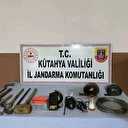 Kütahya’da kaçak kazı yapan 6 şüpheli yakalandı