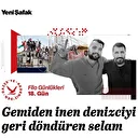 Gemiden inen denizciyi geri döndüren selam