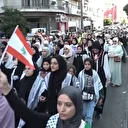 Lübnan’dan Gazze’ye destek yürüyüşü