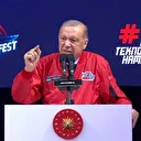 Cumhurbaşkanı Erdoğan'dan TEKNOFEST'te net mesaj: Kudüs-ü Şerif’e ait tek bir çakıl taşını dahi vermeyiz
