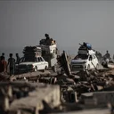 İsrail'in katliamları ve açlıkla göçe zorlamasına rağmen Gazze'de 900 bin kişi yerini terk etmedi