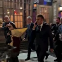 Macron Trump'ın konvoyu nedeniyle New York sokaklarında mahsur kalınca telefona sarıldı