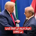 وزیراعظم شہباز شریف کی امریکی صدر ڈونلڈ ٹرمپ سے ملاقات