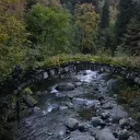 Tarihi köprü sel sularına yenik düştü