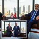 Bakan Fidan KKTC Cumhurbaşkanı Tatar ile görüştü