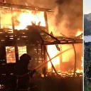 Ordu’da korkutan yangın: 2 katlı ev kullanılamaz hale geldi