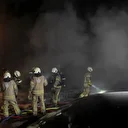 Kağıthane'de matbaa deposunda yangın