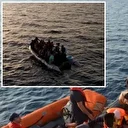 İzmir açıklarında iki operasyon: 32 düzensiz göçmen yakalandı 35 göçmen kurtarıldı