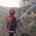 Elazığ’da samanlık yangını