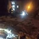 Batman’da iki katlı bina çöktü