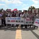 Adıyaman Üniversitesi'nde Gazze'ye destek yürüyüşü düzenlendi