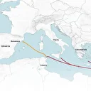 Küresel Sumud Filosu'nun Gazze'ye gidiş rotası