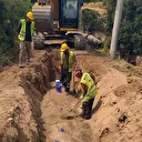 Tonlarca su yola akmıştı: Muğla'da 21,5 kilometre arızalı isale hattının 8.5 kilometresi tamamlandı