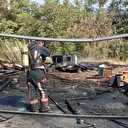 Malatya’da inşaat şantiyesinde çıkan yangın evlere sıçradı