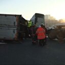 TEM otoyolunu kilitleyen kaza