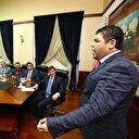 Davutoğlu Roman dernek temsilcilerini kabul etti