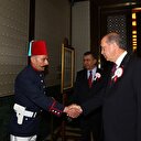 Erdoğan Cumhurbaşkanlığı Sarayı'nda polisleri kabul etti