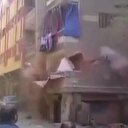 Korkunç çökme böyle görüntülendi