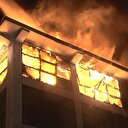 Hastahane yanında yangın