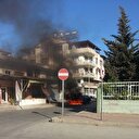 Seyir halindeki araç alev aldı