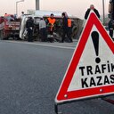 İşçi minibüsü kaza yaptı: 17 yaralı