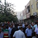 Midyat’ta olaylı Suruç protestosu