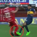 Tevez rakibinin ayağını böyle kırdı!