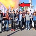 Ankara'daki patlama anı böyle kaydedildi