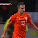 Van Persie'nin golü Hollanda'ya yetmedi