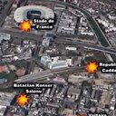 İşte Paris'teki kanlı saldırının haritası