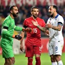 Türkiye-Yunanistan maçından kareler