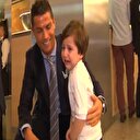 Ronaldo Filistinli Haydar ile buluştu