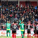 Taraftarlar şehitler için tek yürek