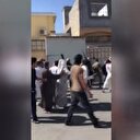 Cami saldırganının yakalanma anı kamerada