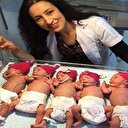 Bursalı beşizler 1 aylık oldu