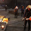 Karabüksporlu futbolcular çelik fabrikasını gezdi