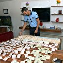 Dilencinin çantasından 6 bin 745 lira çıktı