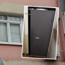 Teröristlerin kaldığı evde dikkat çeken kapı