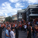 Galatasaray taraftarından protesto